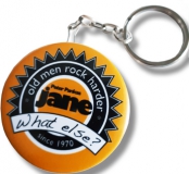 Keychain with bottle opener on the back